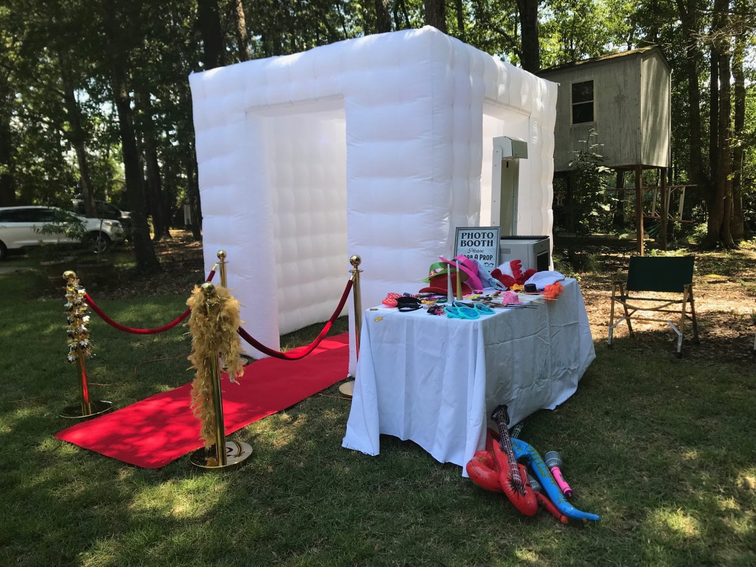 outdoor booth